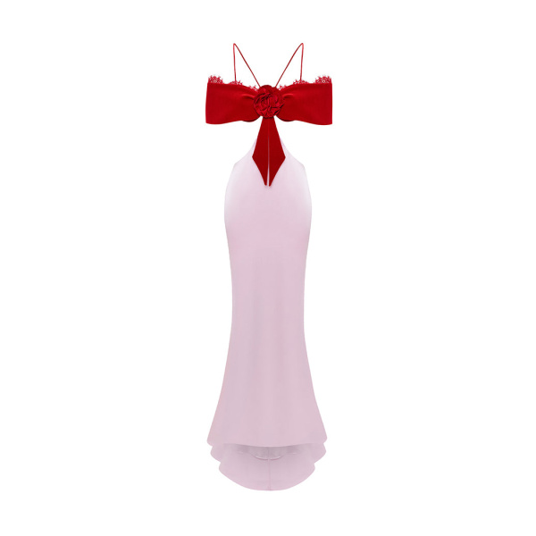 Rasario Satin Dress – couture evening dress