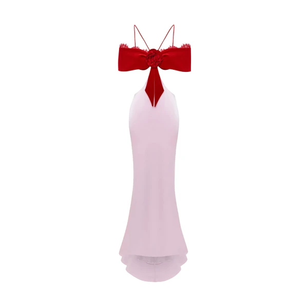 Rasario Satin Dress – couture evening dress