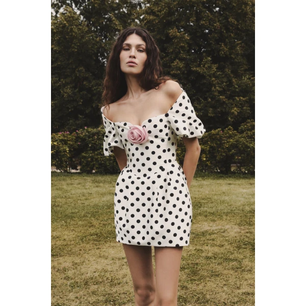 Rasario Mini Dress – couture evening dress