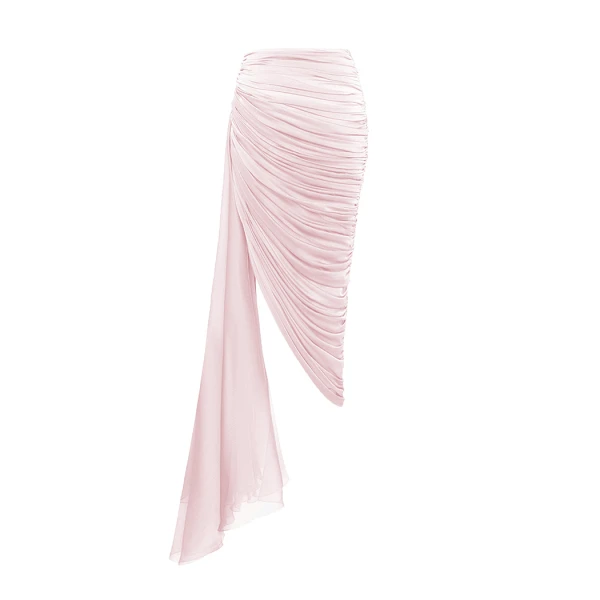 Rasario Draped Skirt – couture evening dress