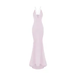 Rasario Satin Dress – couture evening dress
