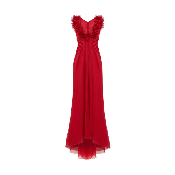 Rasario Draped Dress – couture evening dress