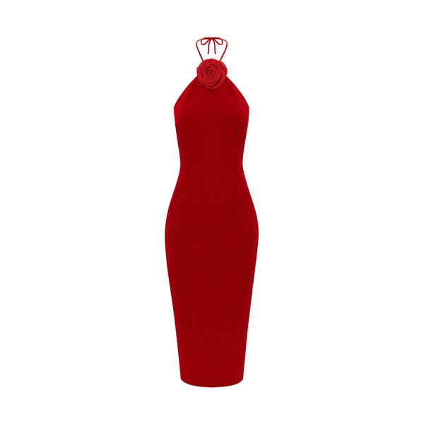 Rasario Velvet Dress – couture evening dress