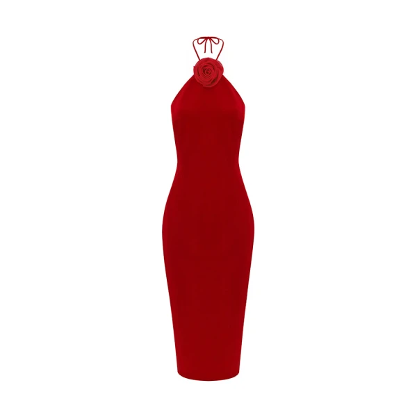 Rasario Velvet Dress – couture evening dress