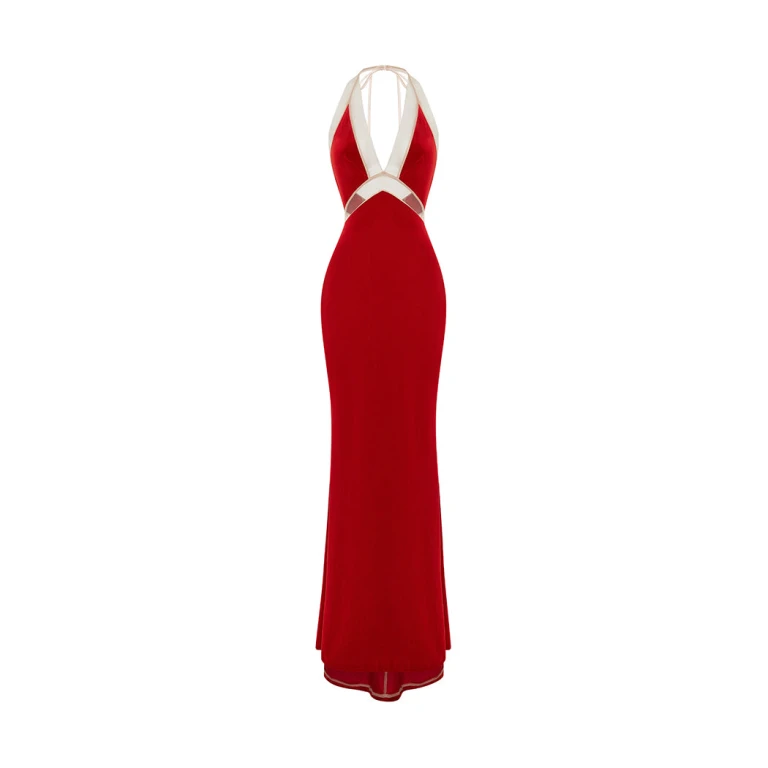 Rasario Velvet Dress – couture evening dress