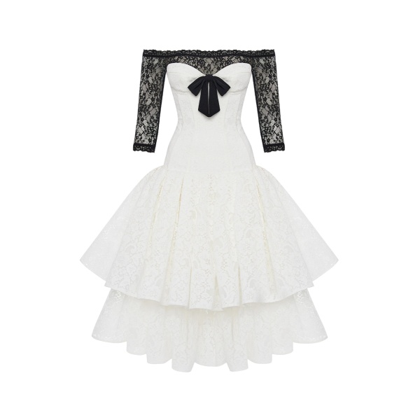 Rasario Lace Dress – couture evening dress