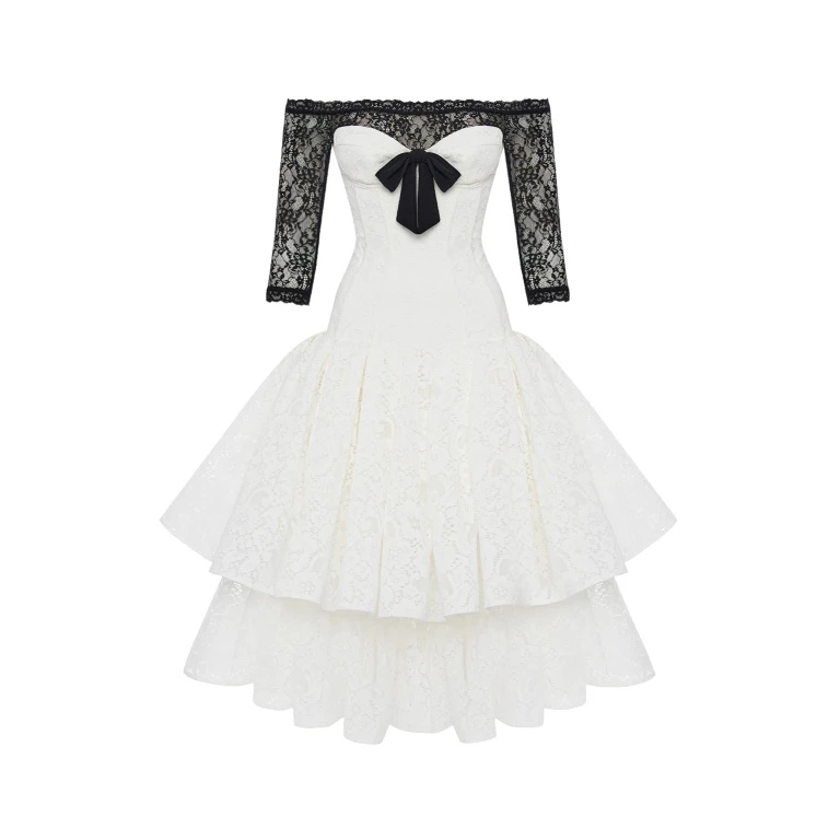 Rasario Lace Dress – couture evening dress