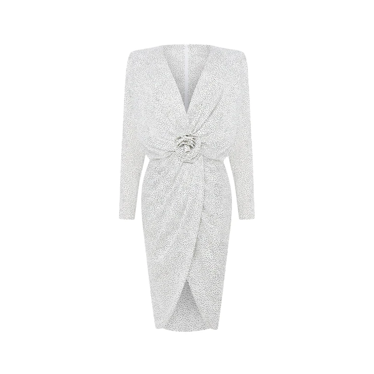 Rasario Draped Dress – couture evening dress
