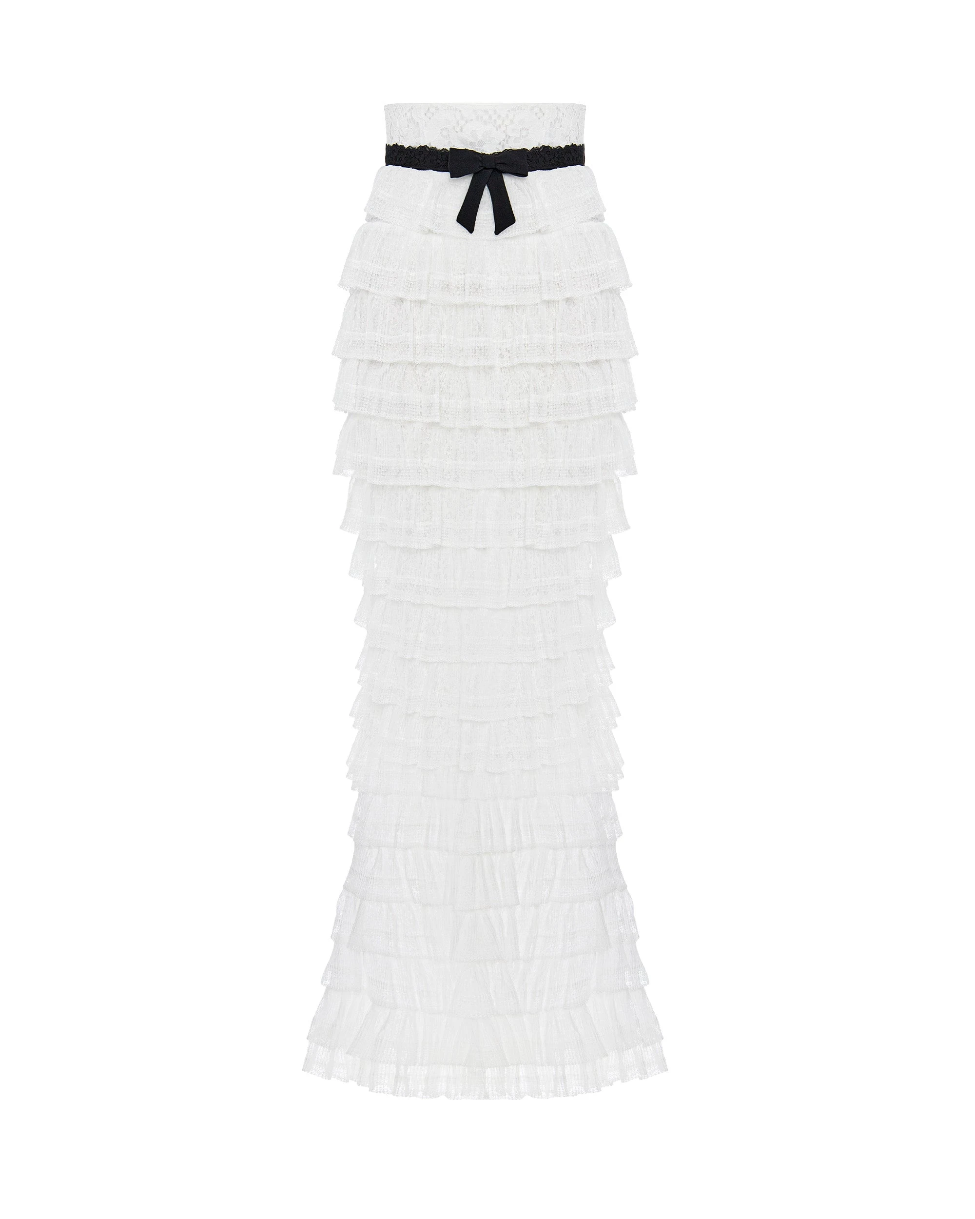 Rasario Lace Maxi Skirt Rasario Lace Skirt – couture evening dress