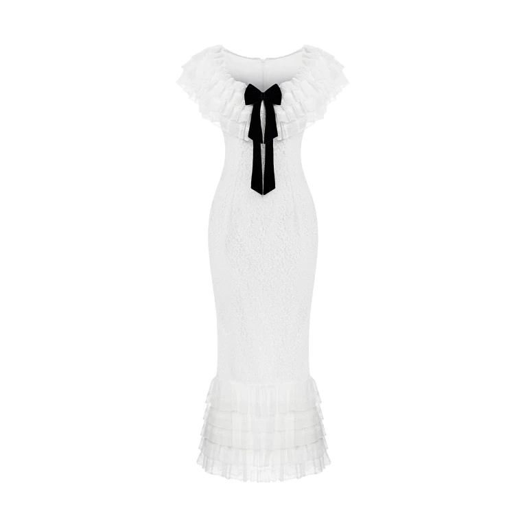 Rasario Lace Dress – couture evening dress