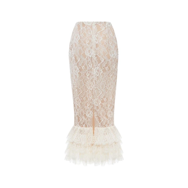 Rasario Lace Skirt – couture evening dress