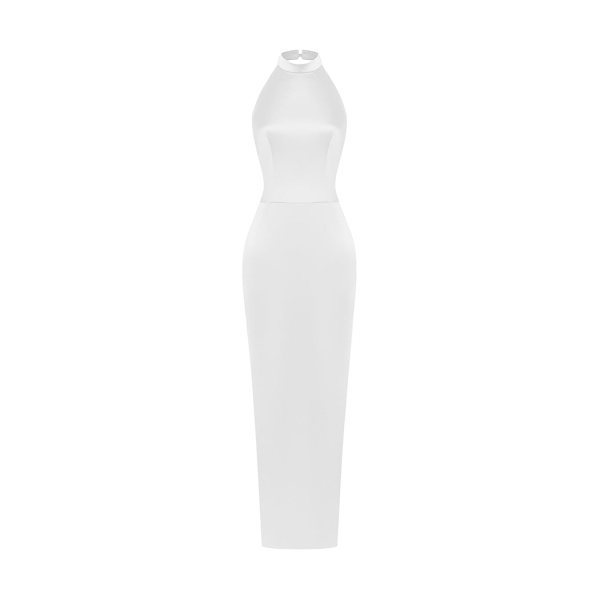 Rasario Satin Dress – couture evening dress