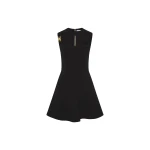 Rebecca Vallance Black Dresses The Freyja Cutout Mini Dress in black embodies class and timeless style. Tailored from bonded crepe