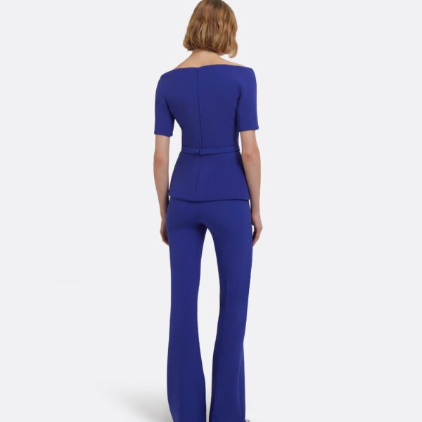 Safiyaa Alexa Trousers In Skiathos Blue, view 5