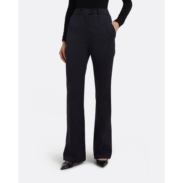 Alexis Trousers In Midnight Navy by Safiyaa ‚Äì luxury pants in Blue available at Luxury Shoes 