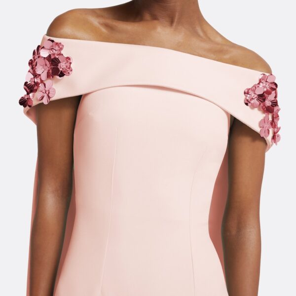 Arabella Harness With Soshin Dress In Pale Pink by Safiyaa ‚Äì luxury dresses in Pink available at Luxury Shoes 
