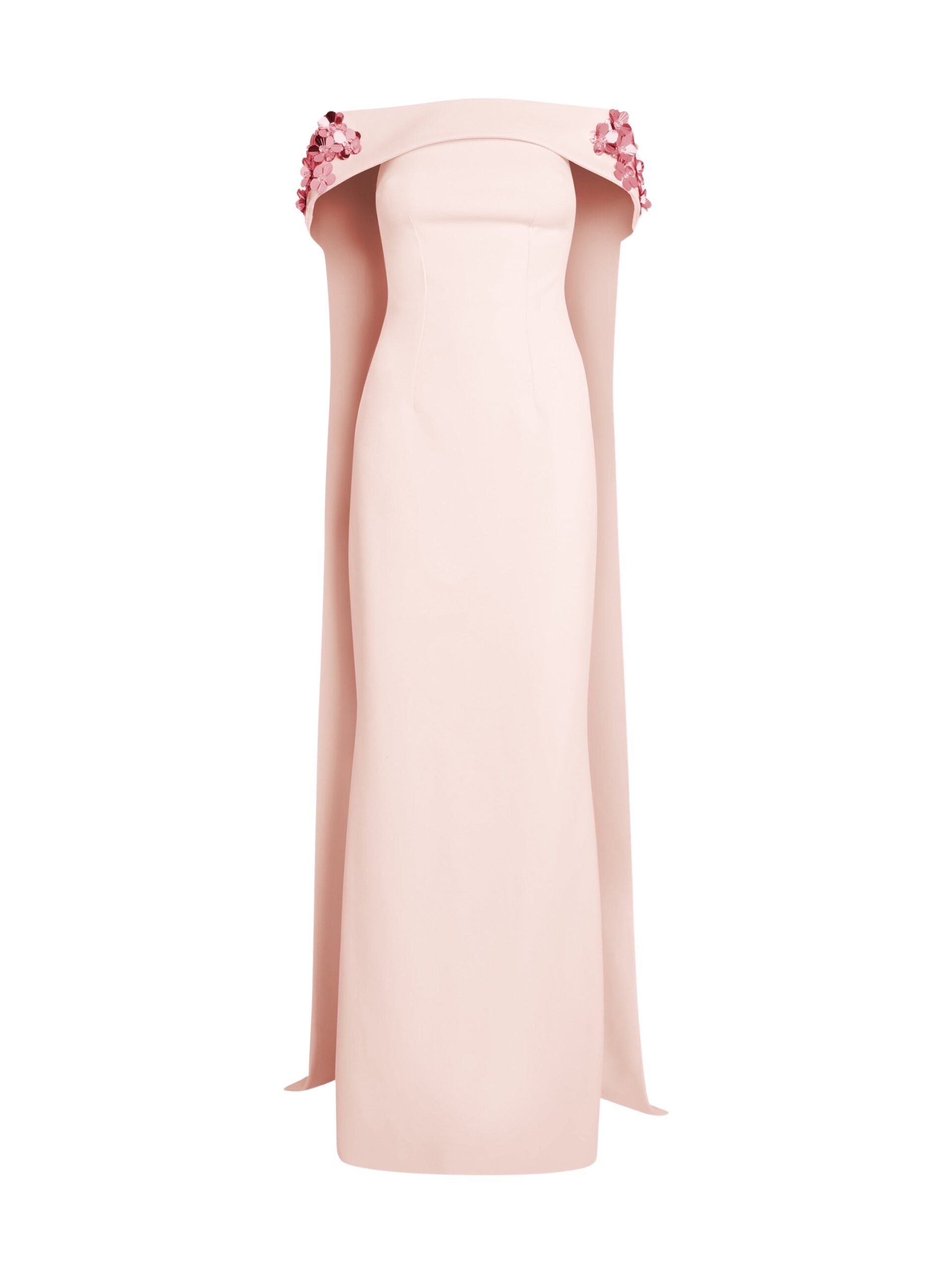 Safiyaa Arabella Harness With Soshin Dress In Pale Pink