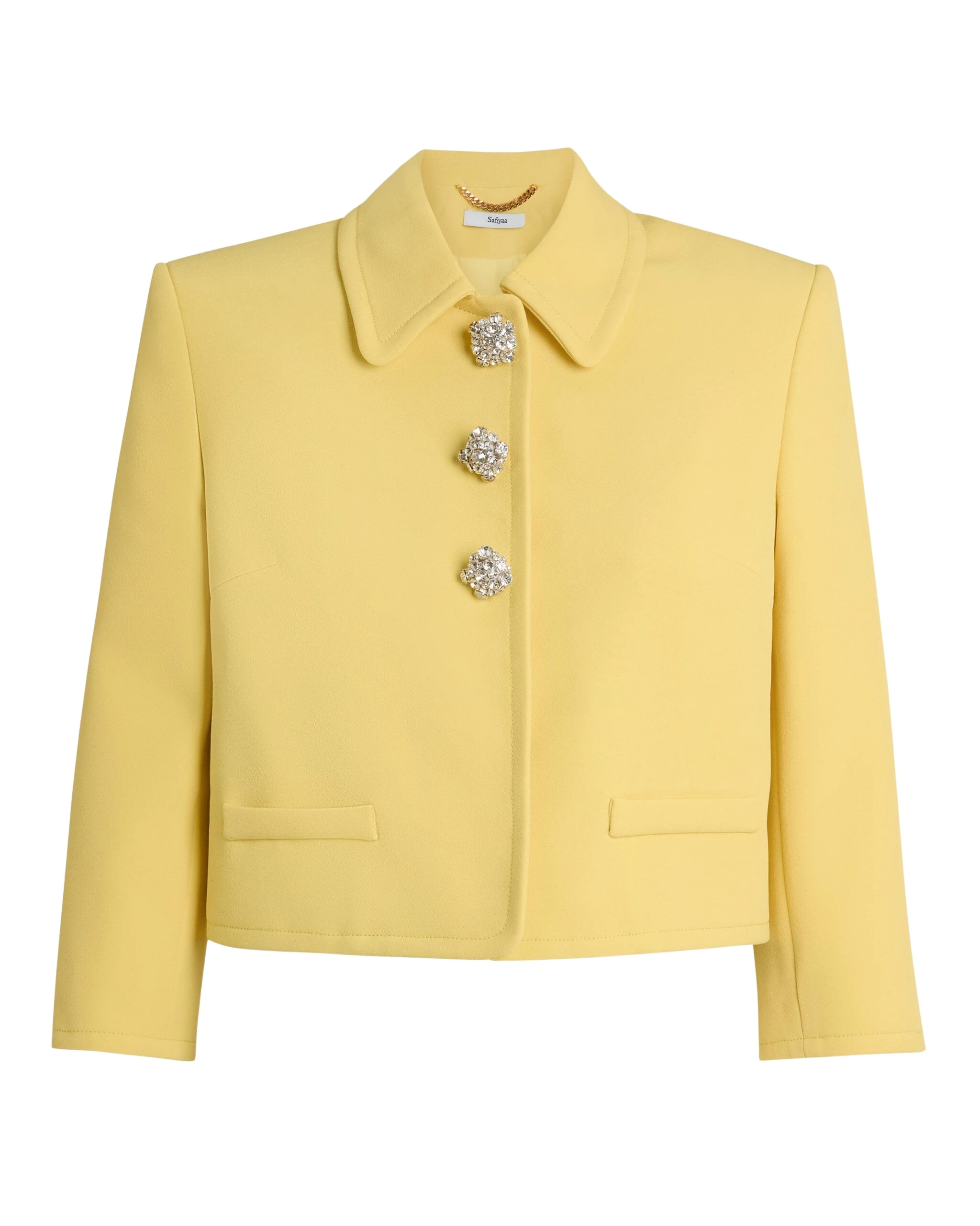 Safiyaa-Arata-Jacket-In-Aspen-Gold-With-Crystal-Coveti-6-scaled69890_nobg Safiyaa Jackets luxury Clothing from Luxury Handbags Marketplace