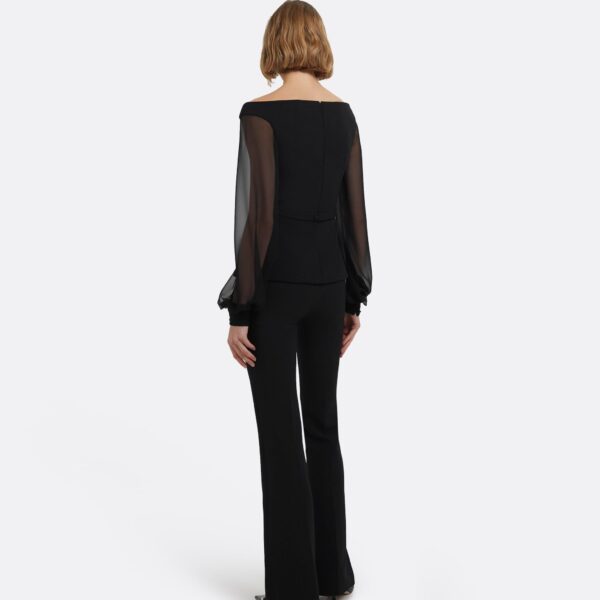 Safiyaa Breena Top In Black, view 4