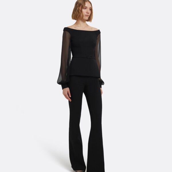 Safiyaa Breena Top In Black, view 6