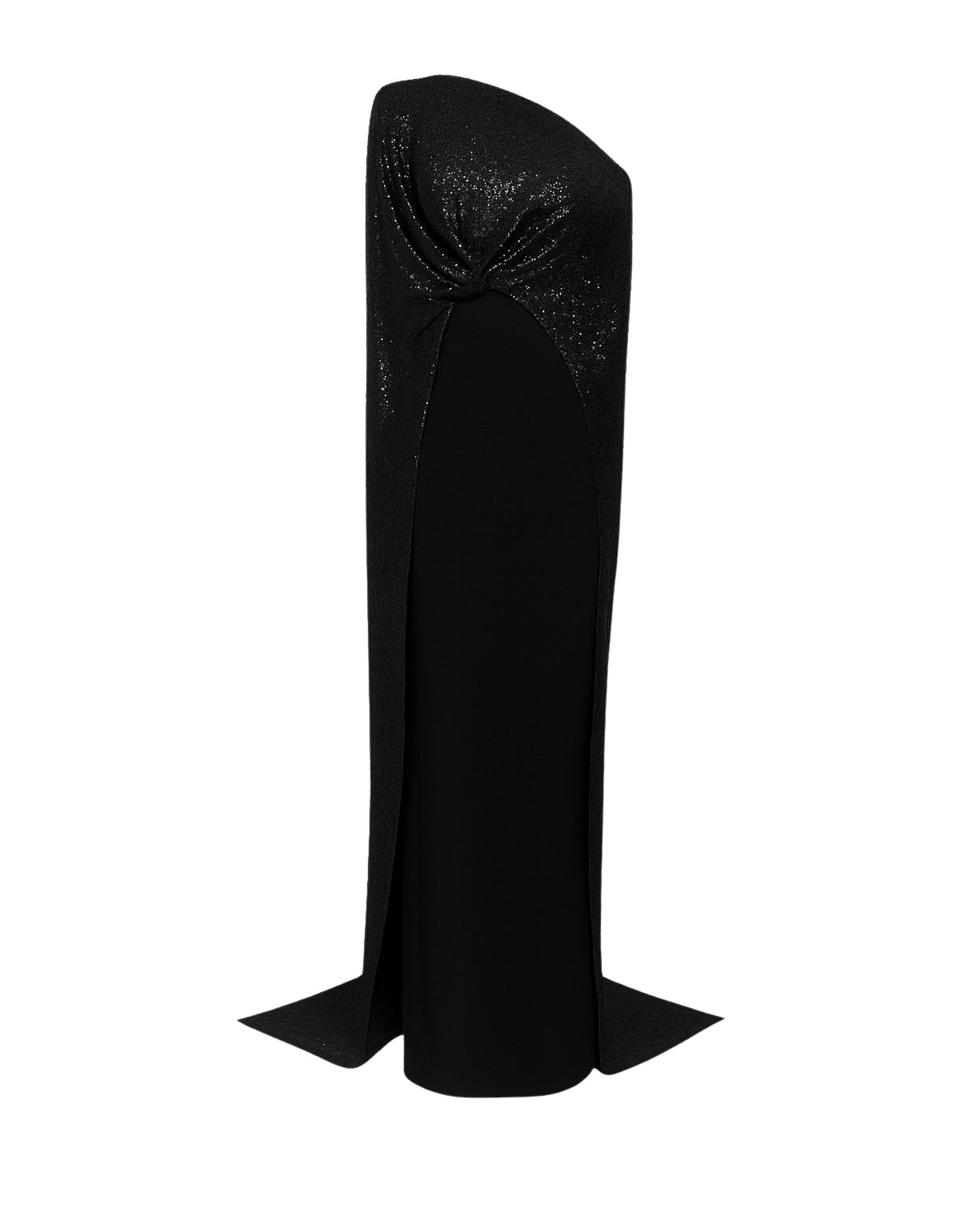 Safiyaa Cadenza Black Long Dress