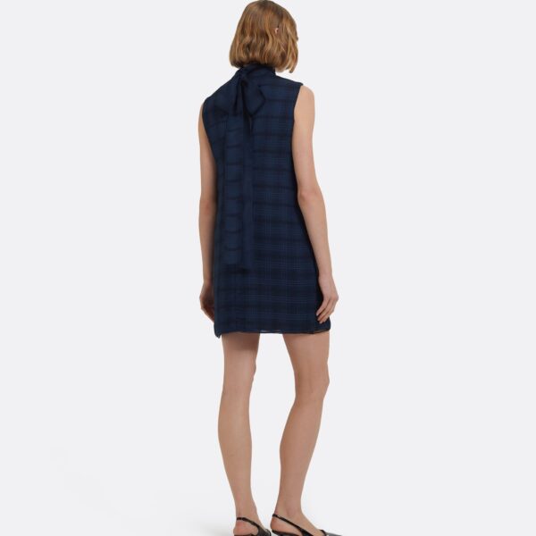 Safiyaa Carissa Short Dress In Navy, view 3
