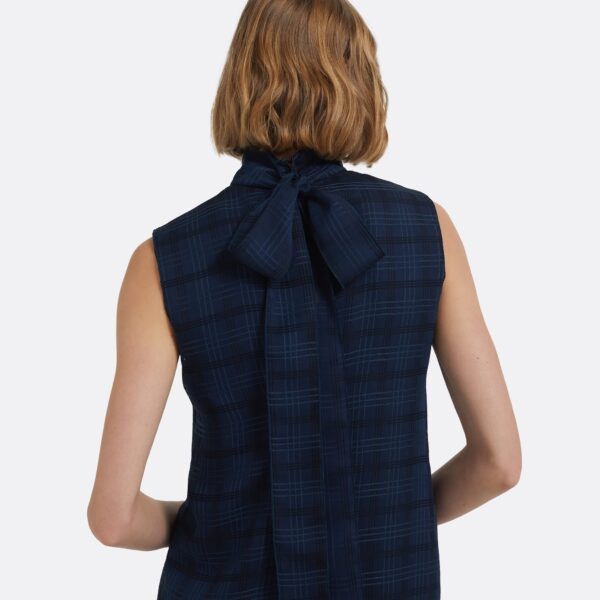 Carissa Short Dress In Navy by Safiyaa ‚Äì luxury dresses in Blue available at Luxury Shoes 