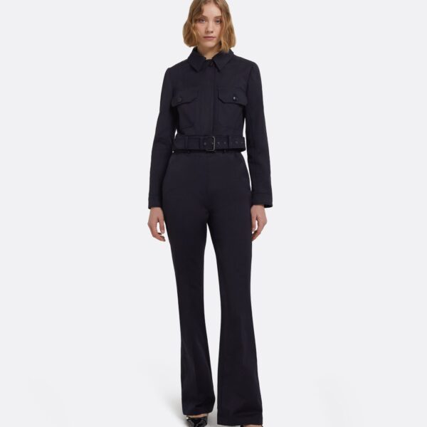 Safiyaa Chelsea Jacket In Midnight Navy, view 3