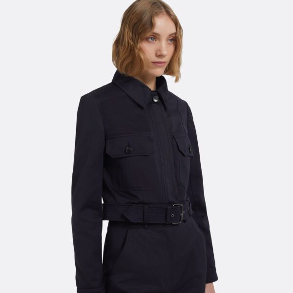 Safiyaa Chelsea Jacket In Midnight Navy, view 5