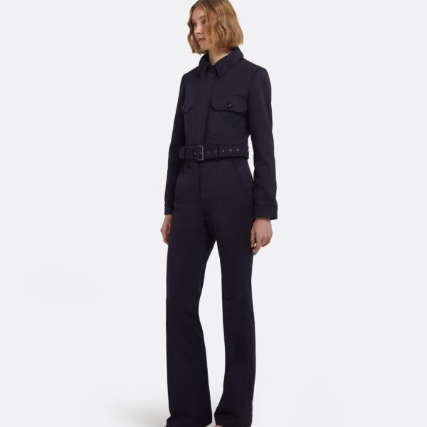 Safiyaa Chelsea Jacket In Midnight Navy, view 6
