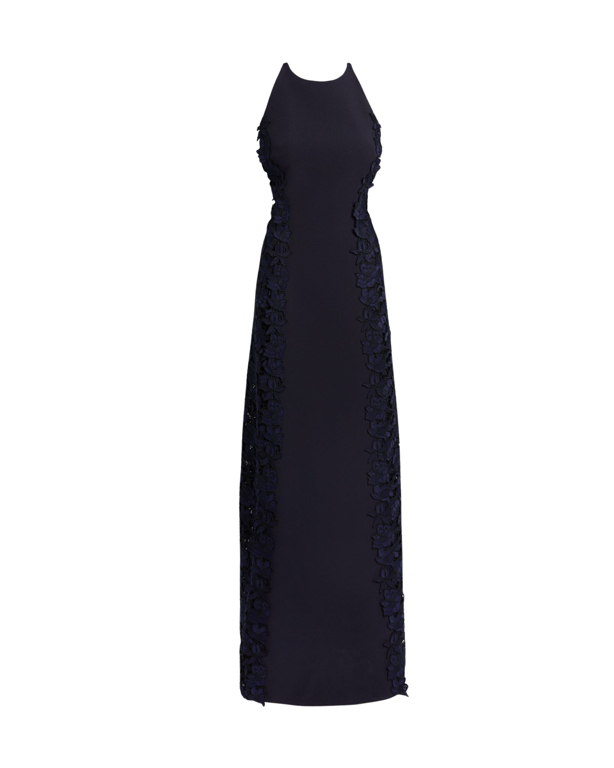 Safiyaa Dakota Long Dress In Midnight Navy