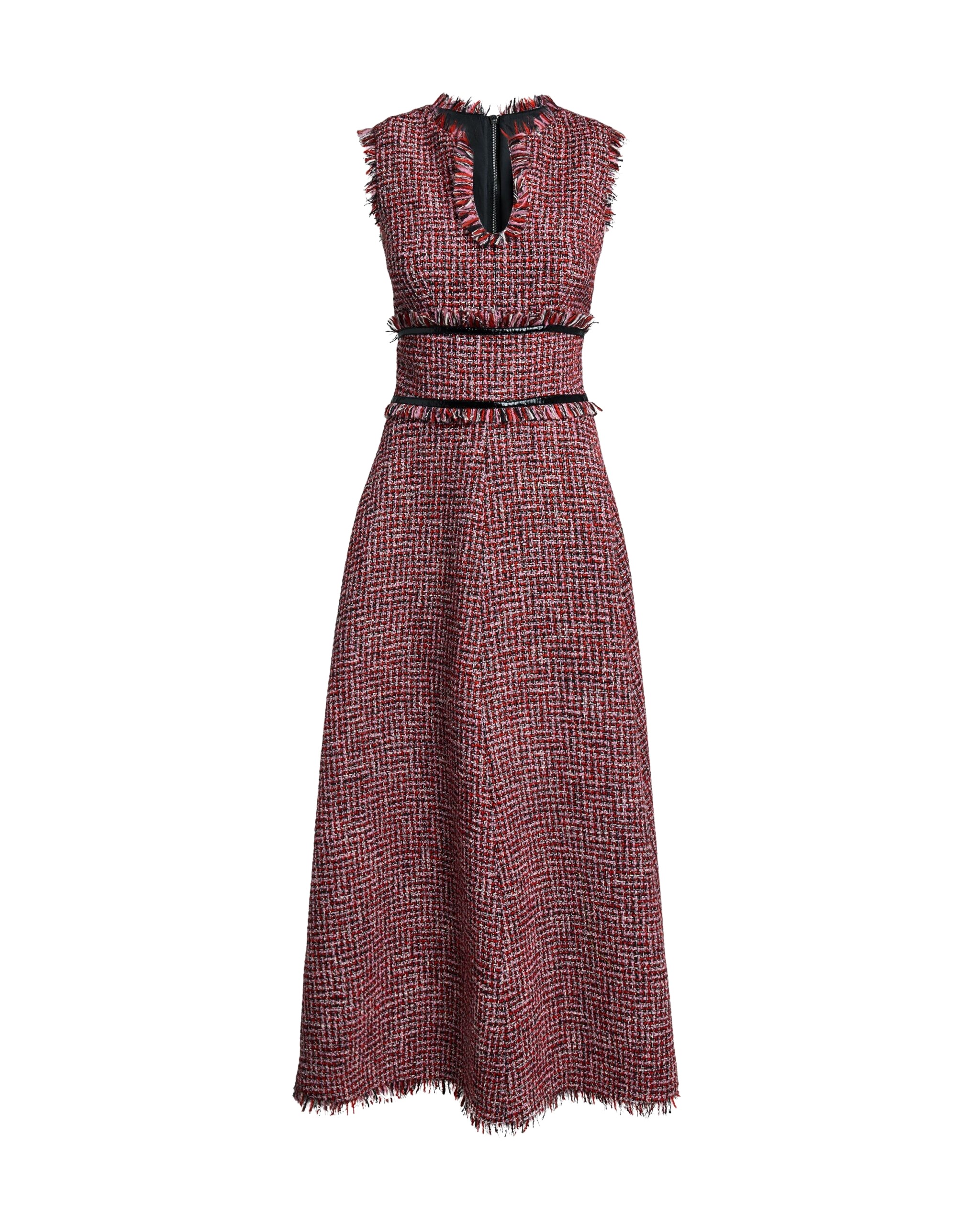 Safiyaa Dorothy Midi Dress In Multi-Pinks
