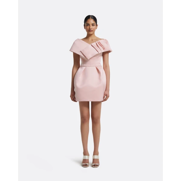 Hanabi Harness In Lotus Bloom by Safiyaa ‚Äì luxury tops in Pink available at Luxury Shoes 