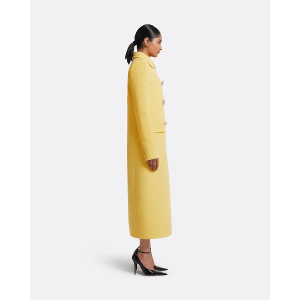 Kota Jacket In Aspen Gold by Safiyaa ‚Äì luxury jackets in Gold available at Luxury Shoes 