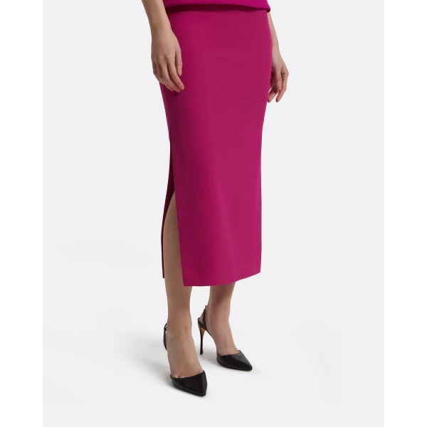 Kyoto Skirt In Fuchsia by Safiyaa ‚Äì luxury skirts in Pink available at Luxury Shoes 