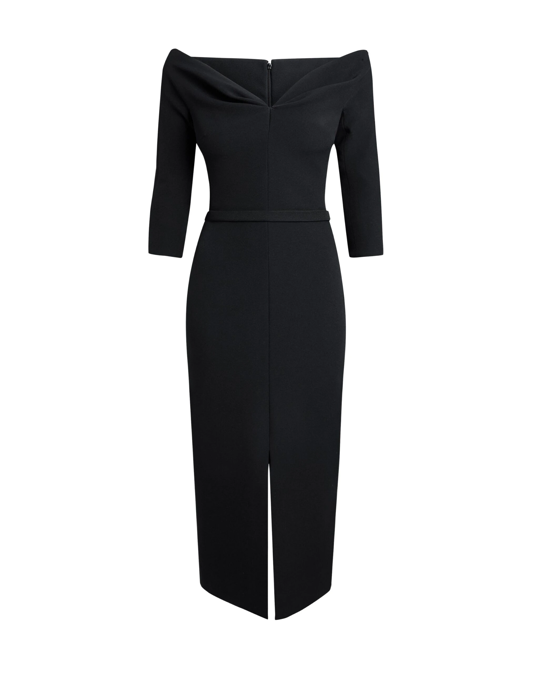 Safiyaa-Linda-Midi-Dress-In-Black-Coveti-5-scaled17724_nobg Safiyaa Dresses luxury Clothing from Luxury Handbags Marketplace