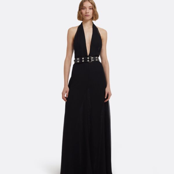 Safiyaa Lisbeth Belt In Black, view 4