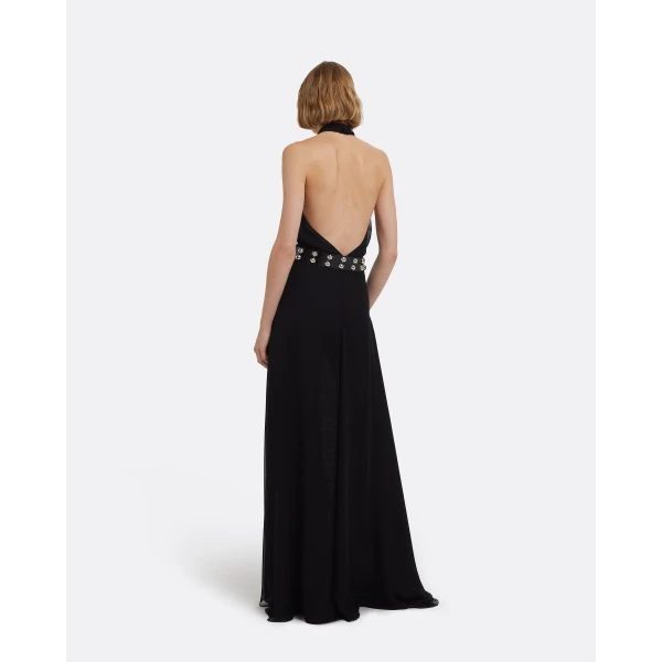 Lisbeth Belt In Black by Safiyaa ‚Äì luxury belts in Black available at Luxury Shoes 
