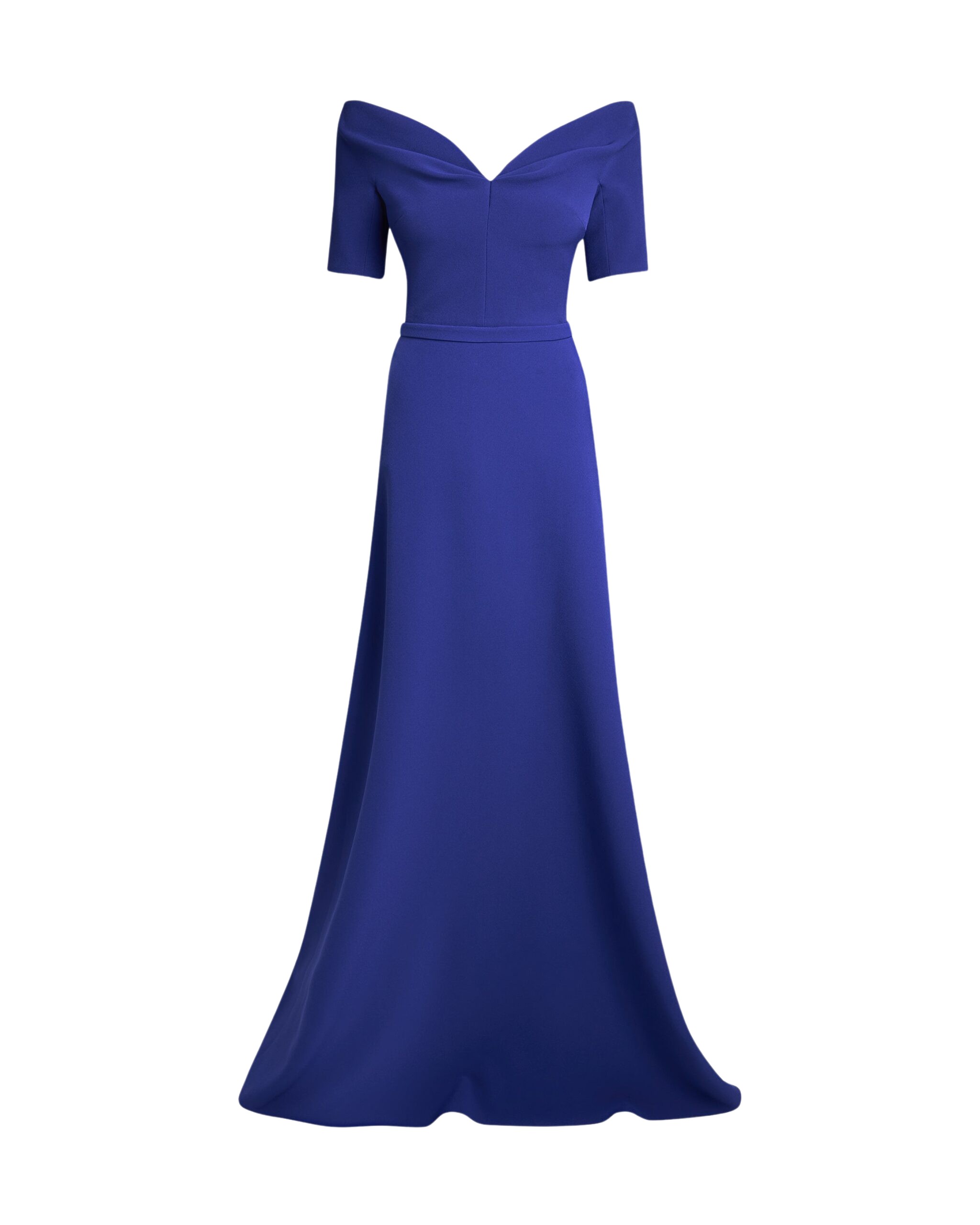 Safiyaa Lydia Long Dress In Skiathos Blue