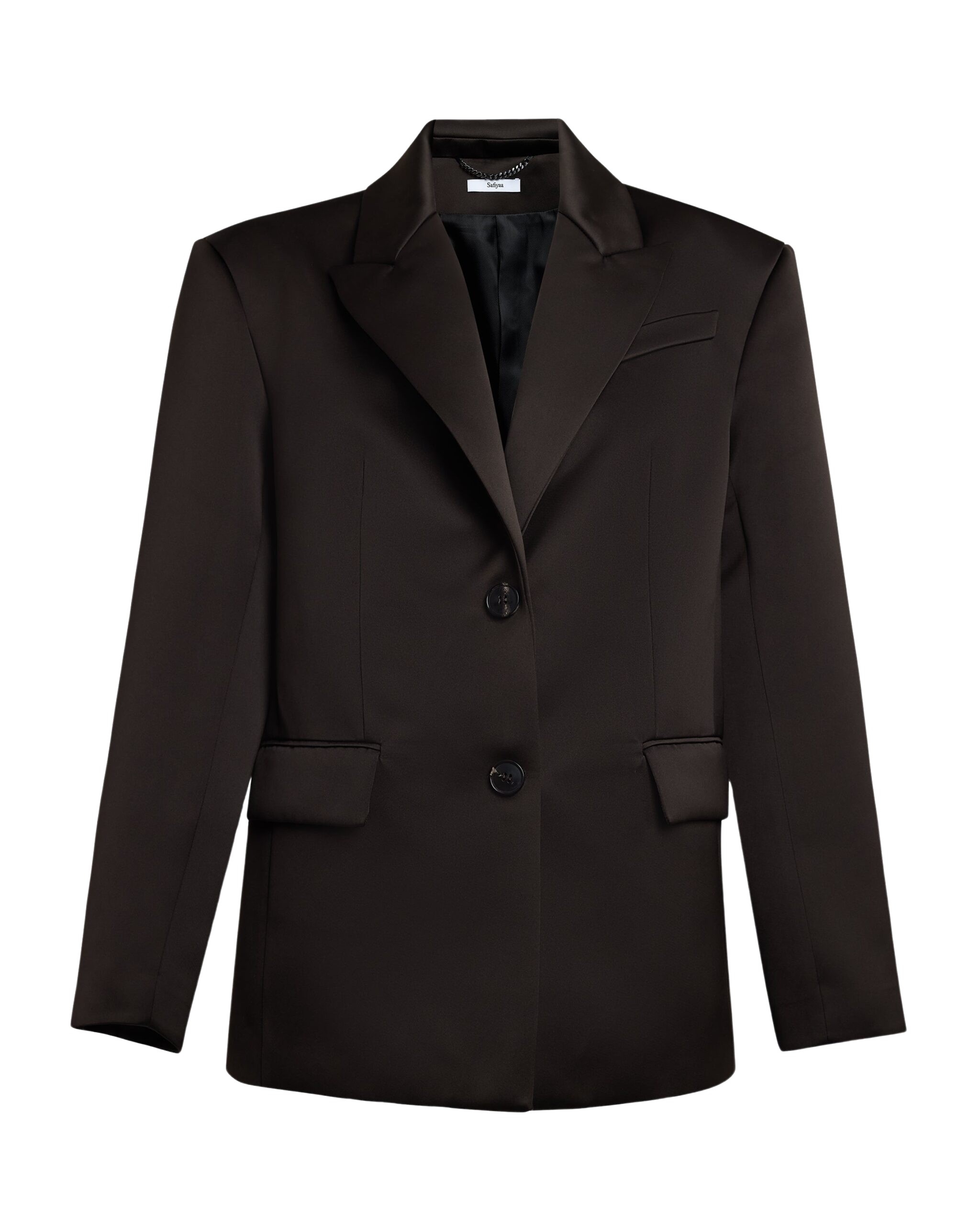 Safiyaa Maurissa Jacket In Peat Brown
