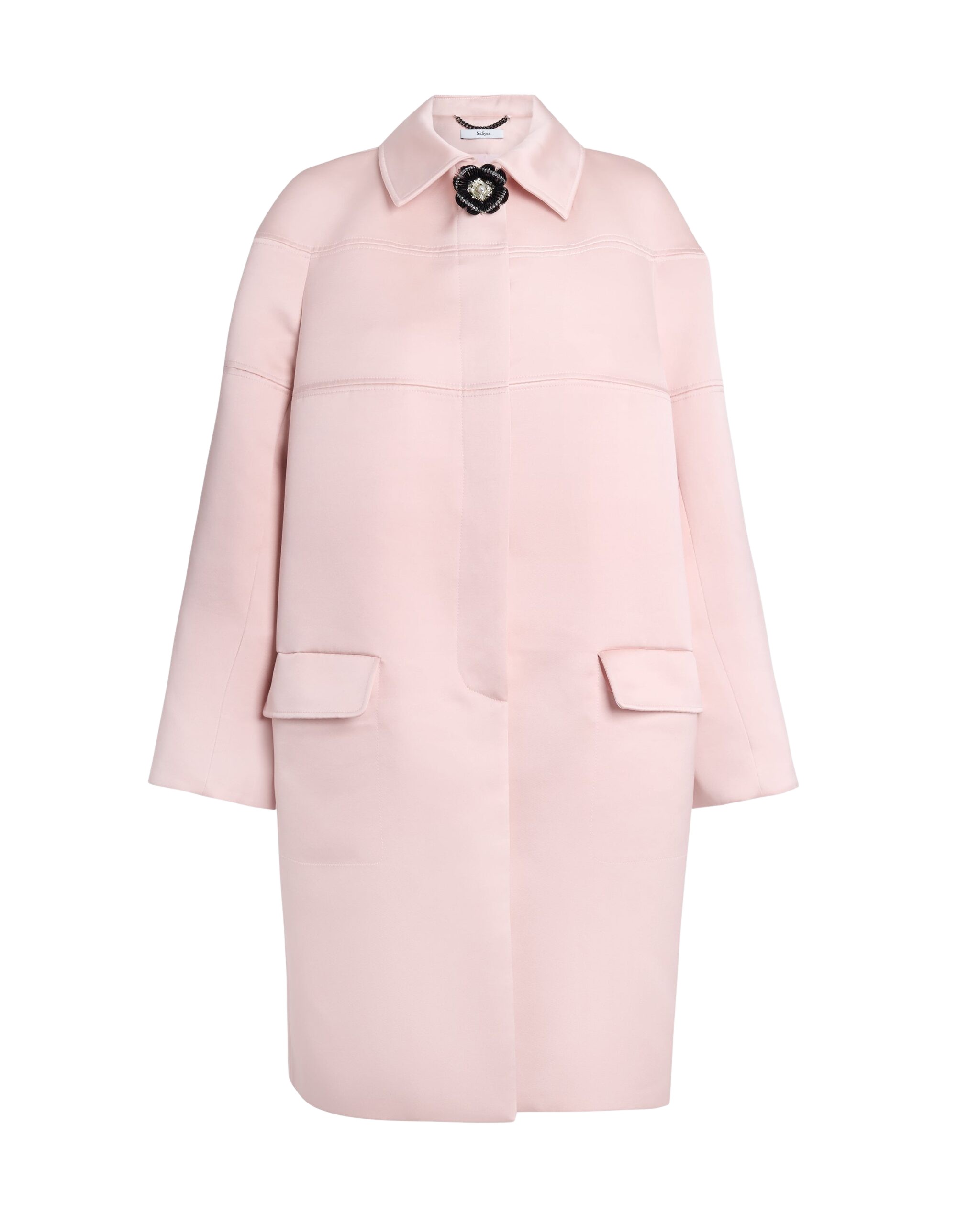 Safiyaa Mirai Jackets In Lotus Bloom With Black Pearl Jacket
