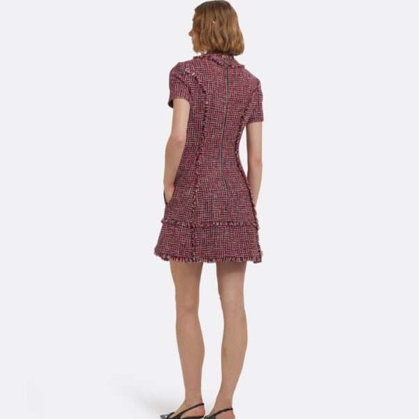 Misa Short Dress In Multi-Pinks by Safiyaa ‚Äì luxury dresses in Pink available at Luxury Shoes 