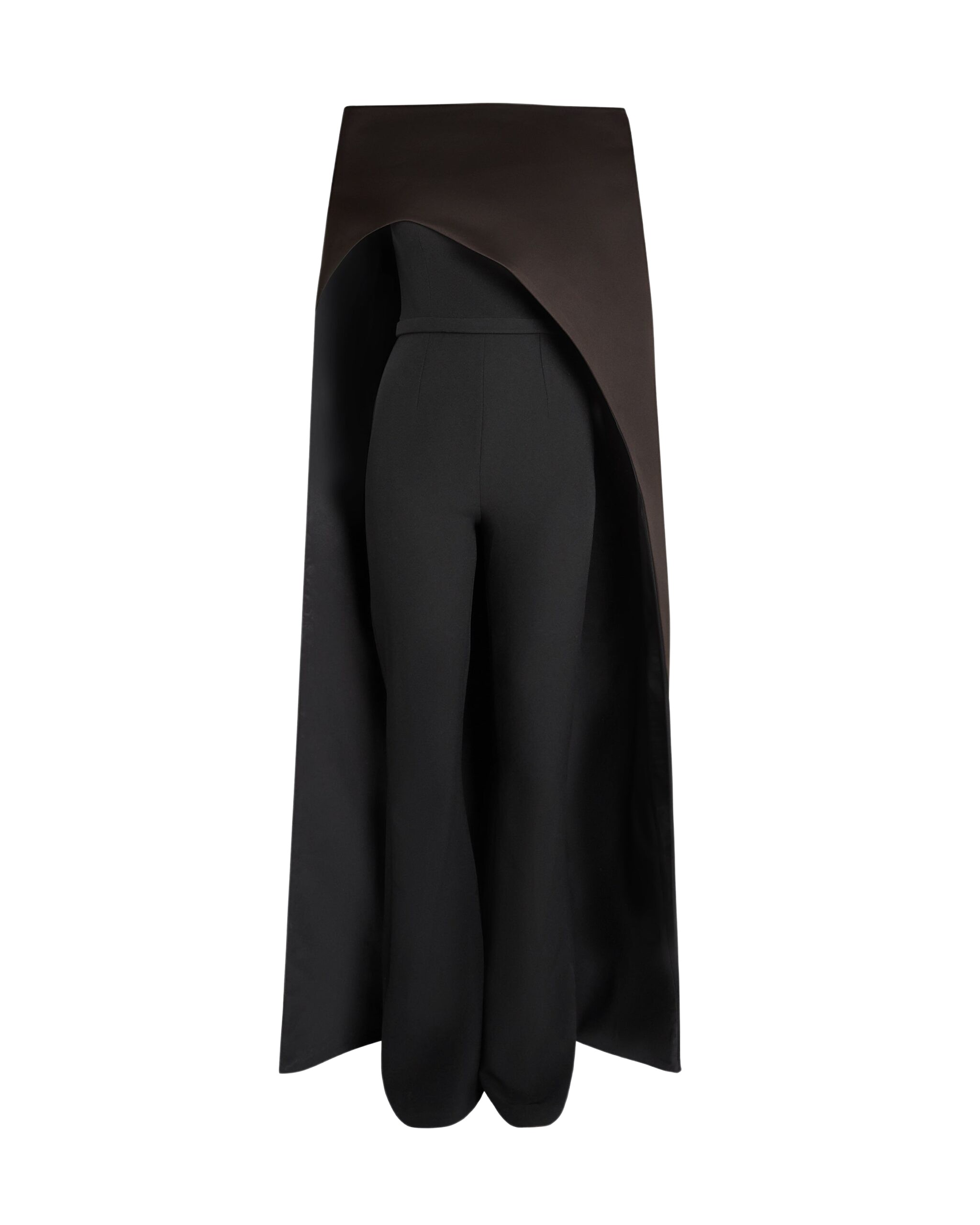 Safiyaa Myrine Jumpsuit & Maddox Harness In Peat Brown