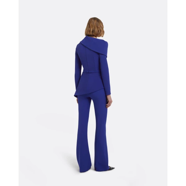 Odessa Tops In Skiathos Blue by Safiyaa ‚Äì luxury tops in Blue available at Luxury Shoes 