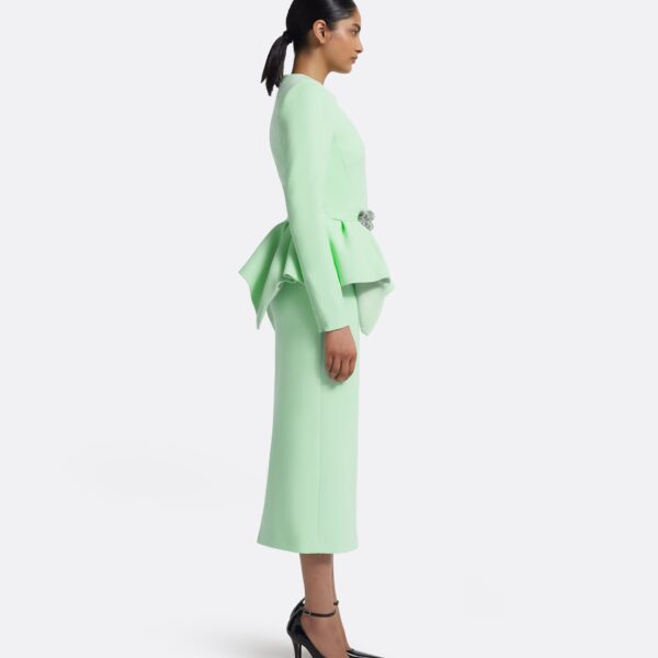 Safiyaa Pomona Skirt In Brook Green, view 4