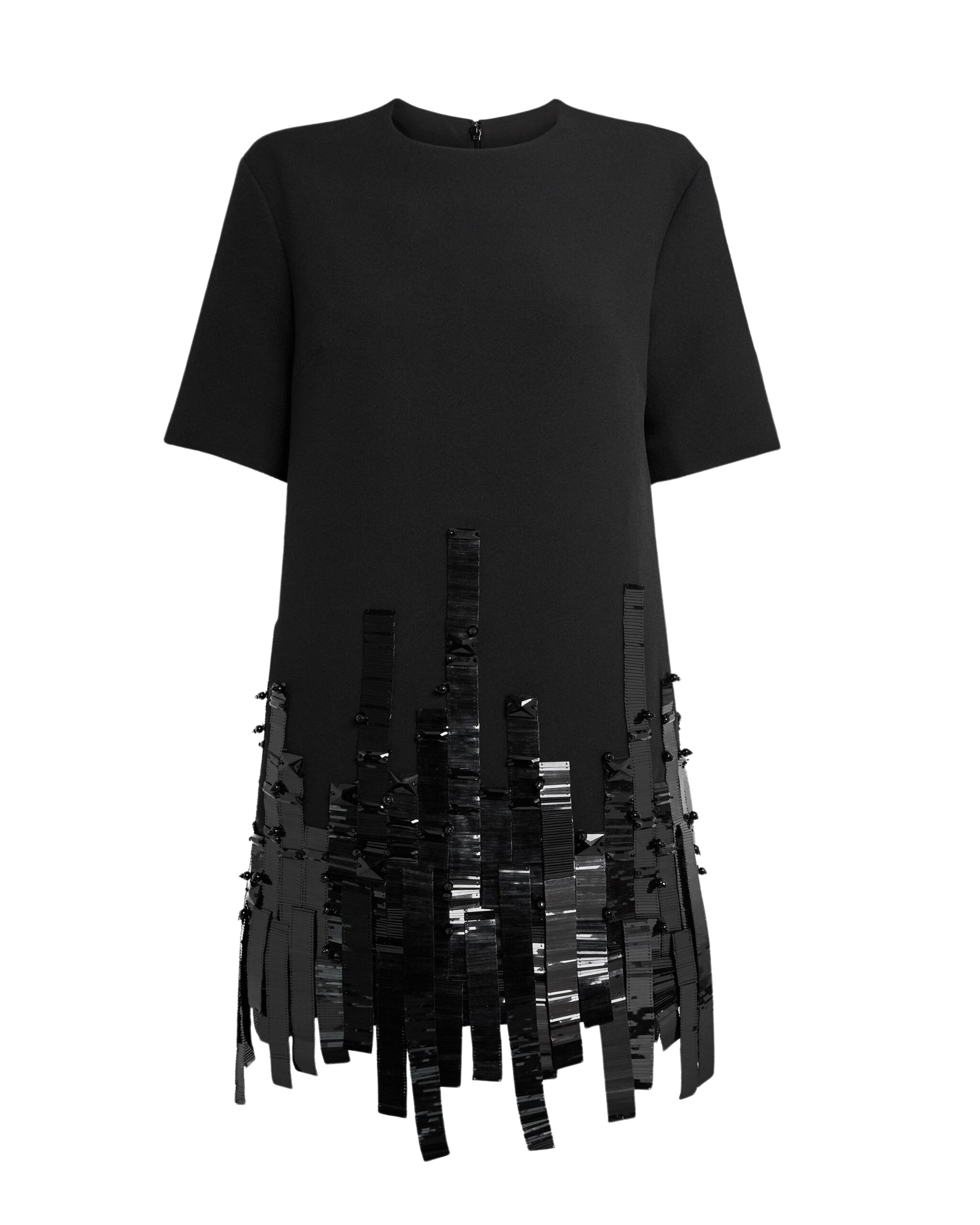 Safiyaa Ripley Short Dress In Black With Black