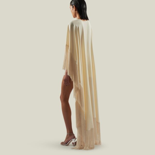 Taller Marmo kaftan dress with statement sleeves – designer fashion Luxury Shoes 