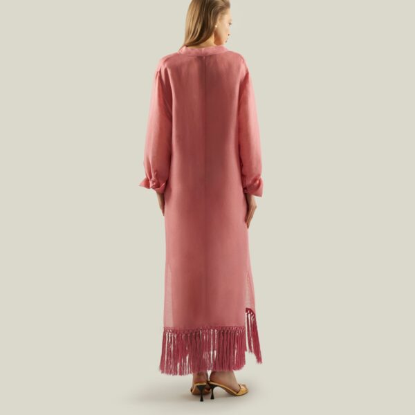 Taller Marmo kaftan dress with statement sleeves – designer fashion Luxury Shoes 