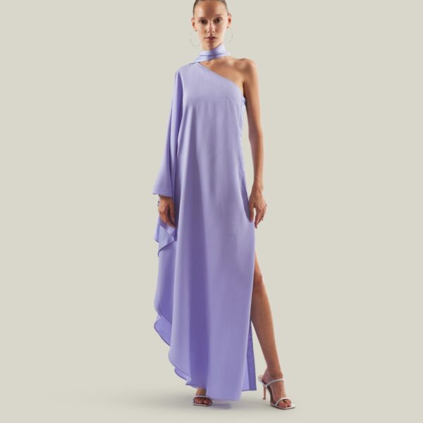 Luxury Taller Marmo dress in satin with feather trim – shop Luxury Shoes 