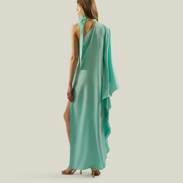 Taller Marmo kaftan dress with statement sleeves – designer fashion Luxury Shoes 